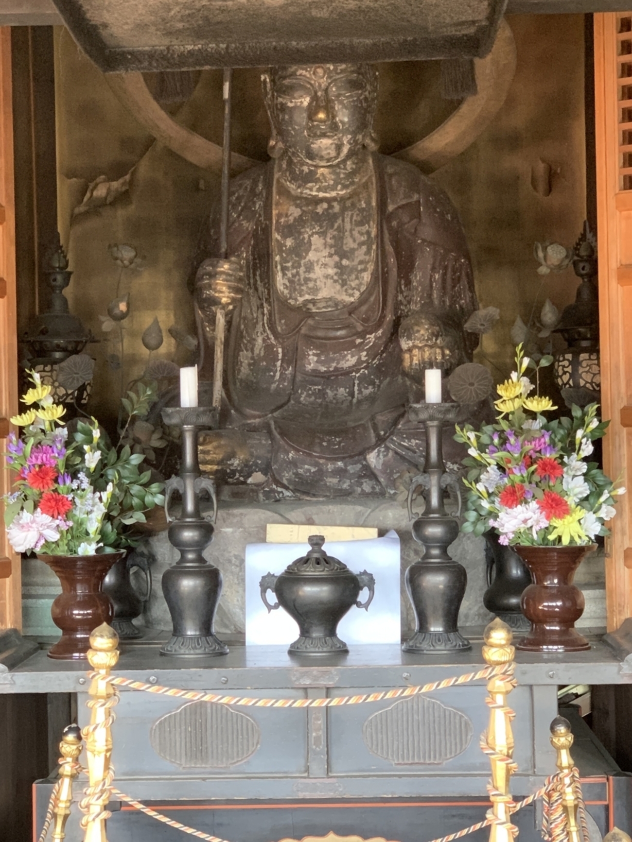 山梨県】塩澤寺（甲府市）石造地蔵菩薩坐像 - ぶつぞうな日々 part III