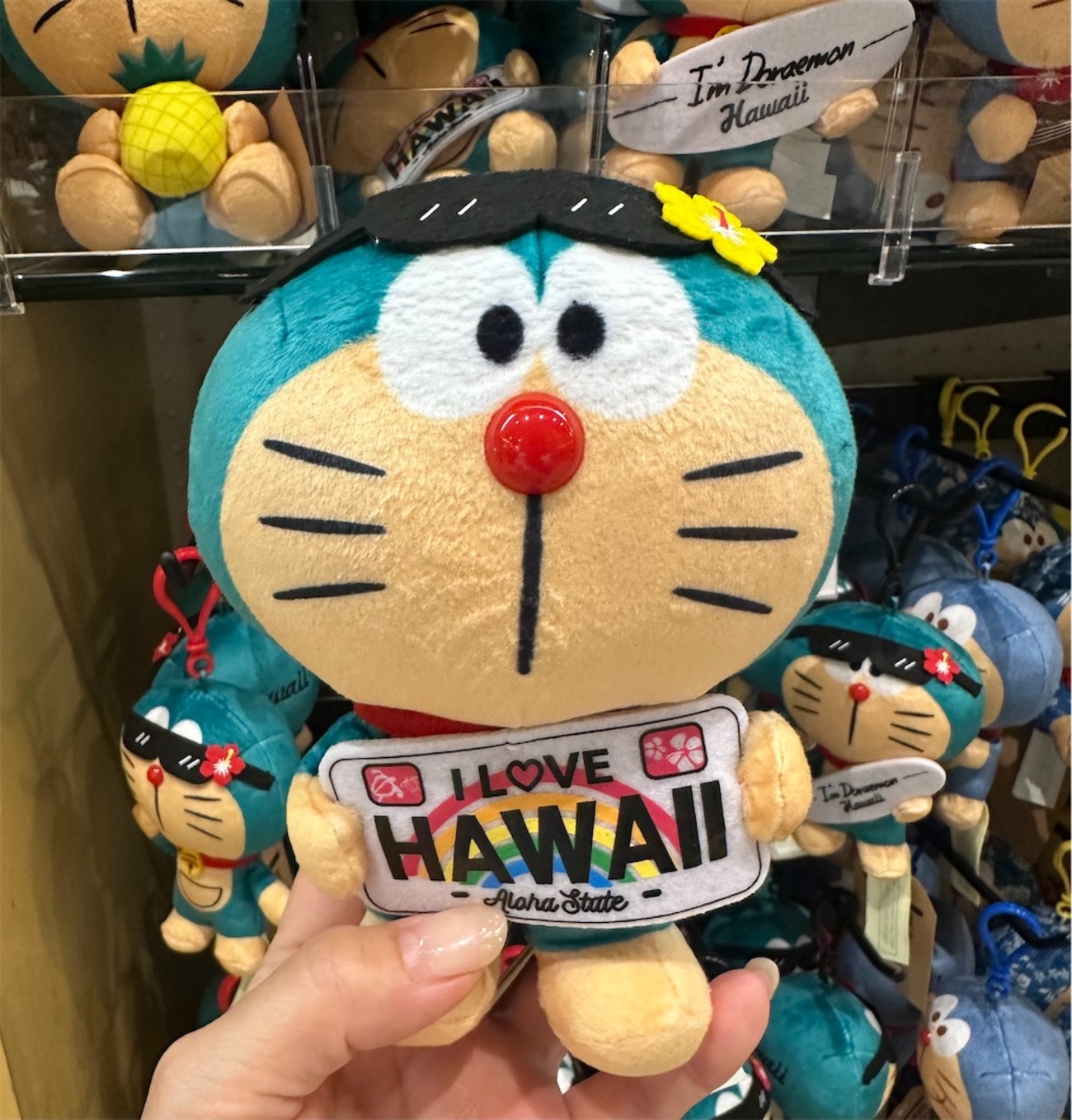 ドラえもん ハワイ（楽天市場】日焼けドラえもん ぬいぐるみ 