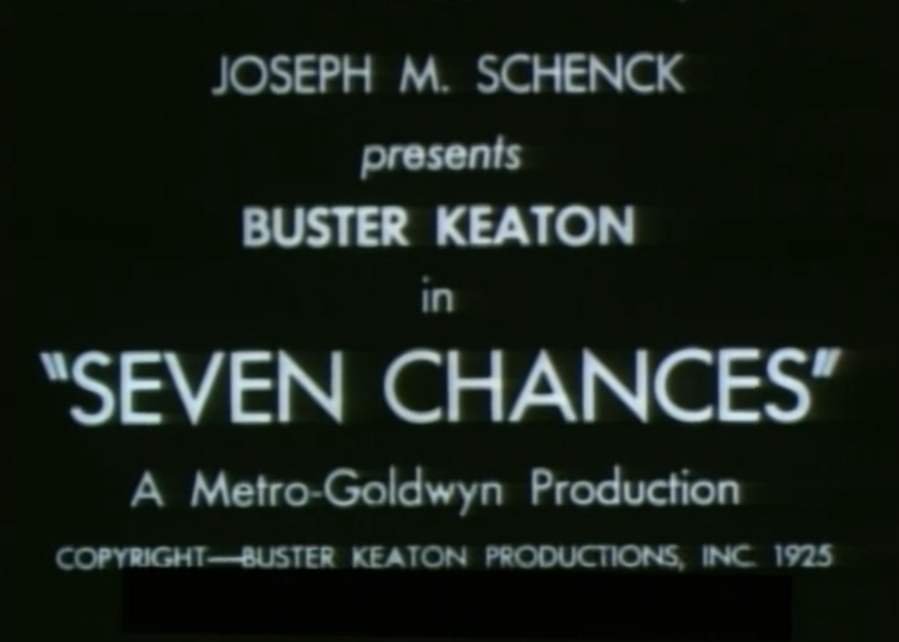 キートンのセブン・チャンス（1925） - ぱっとみ映画感想ブログ