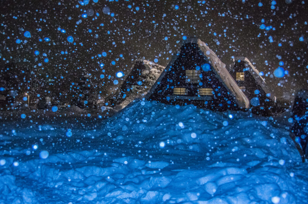 雪昏れて…飛騨白川郷にて 飛騨高山 観光 白川郷｜ホッシー
