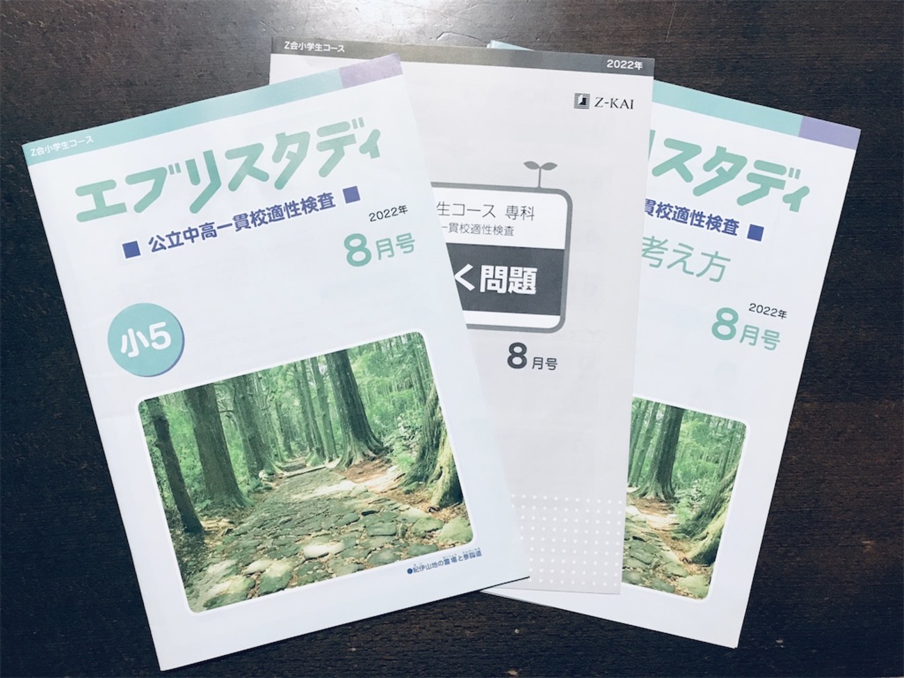 Z会 小学生コース 小5 公立中高一貫校　適性検査　1年分　未記入【裁断済み】 Z会 小学生コース 小5 公立中高一貫校適性検査1年分未記入【裁断済み】