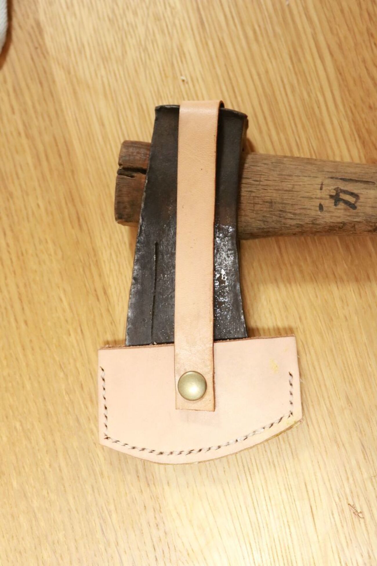斧のレザーシースを自作しました【レザークラフト】 - 田舎ぐらしの 