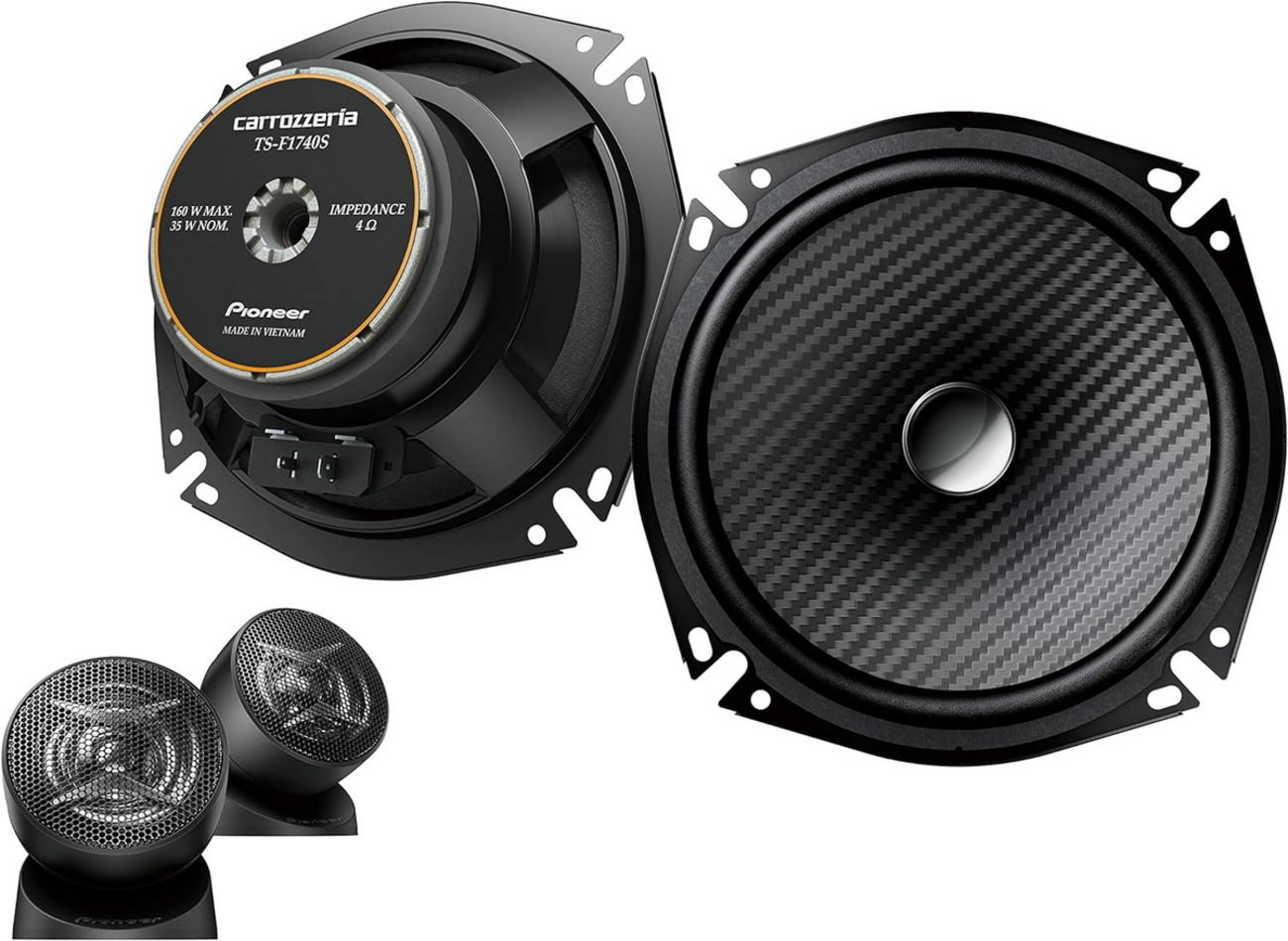 TS-WX400DA カロッツェリア パイオニア みする 24cm×14cmパワード サブ 