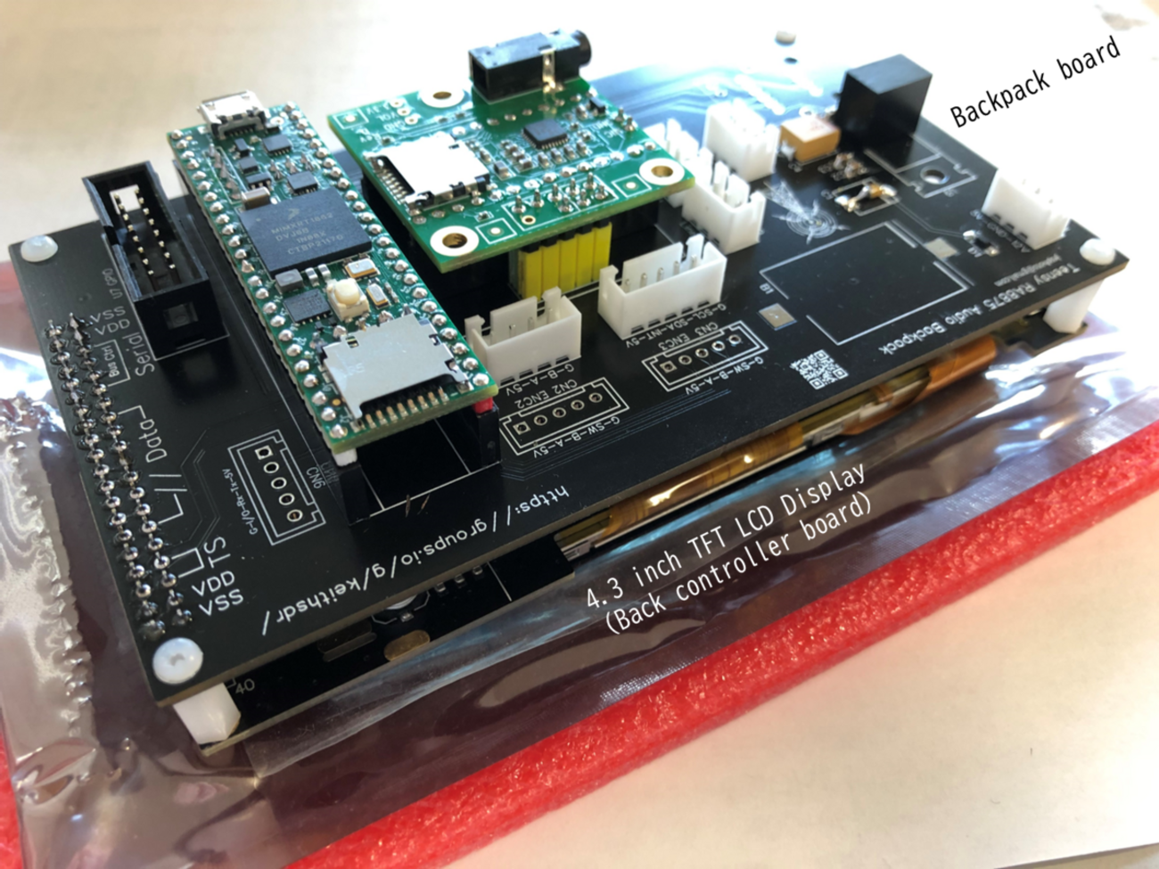 Teensy（17）Keiths' SDR用Backpackボードの組立と点灯試験 - 非職業的