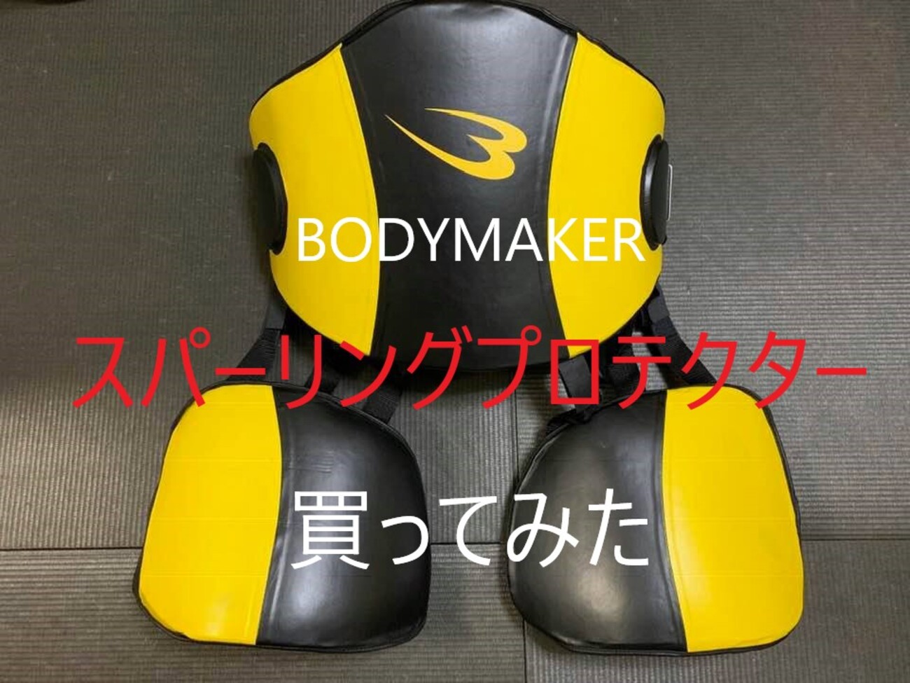 BOXER ボディー用プロテクター 青/黄色 約106cm開封レビュー】実戦的な 