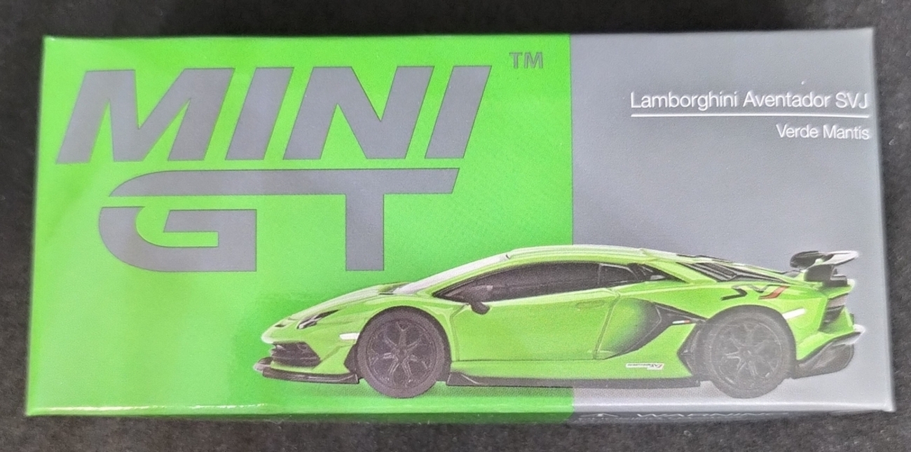 ミニGT ランボルギーニ アヴェンタドール SVJ グリーン (MINIGT 