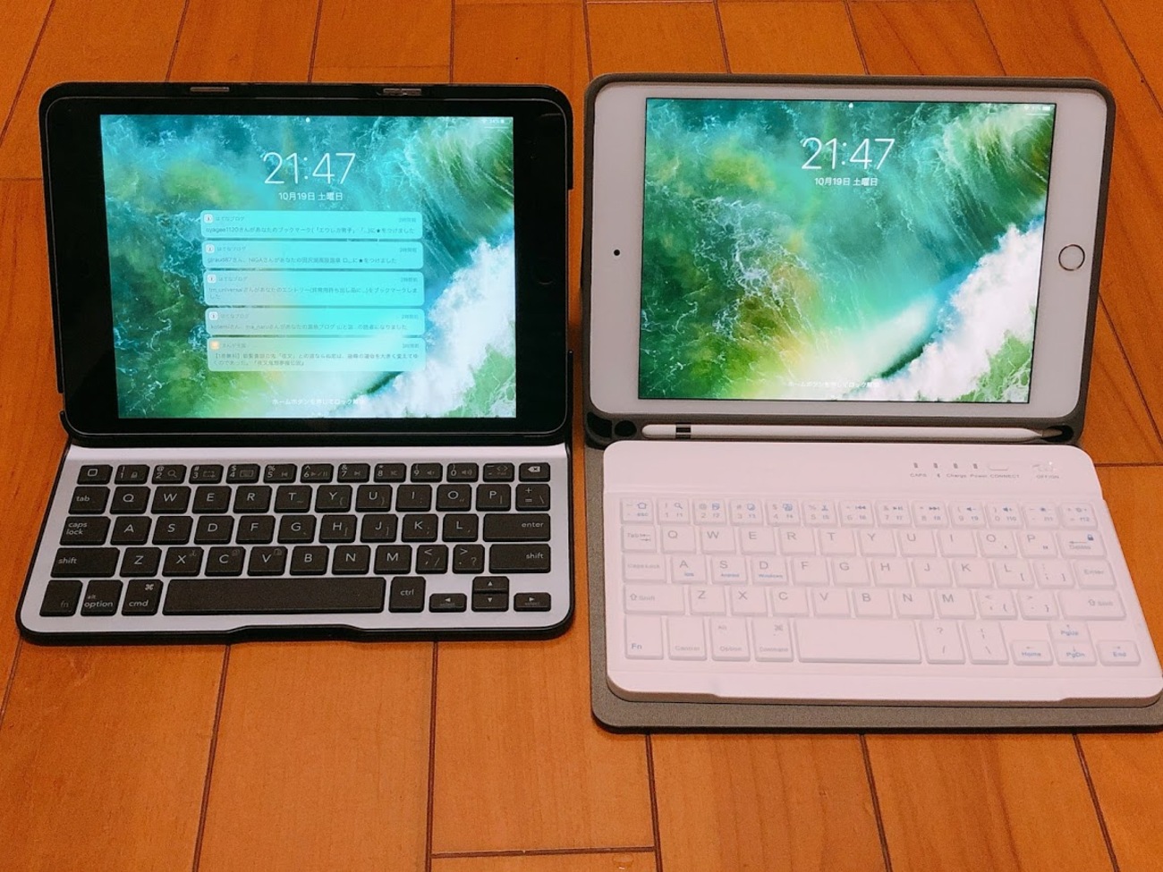 旅のお供に最適！iPadmini5とApplePencil、そしてキーボード付きケース 