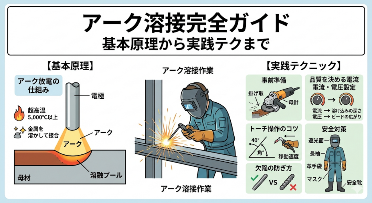 アーク 溶接 半自動 溶接 違い