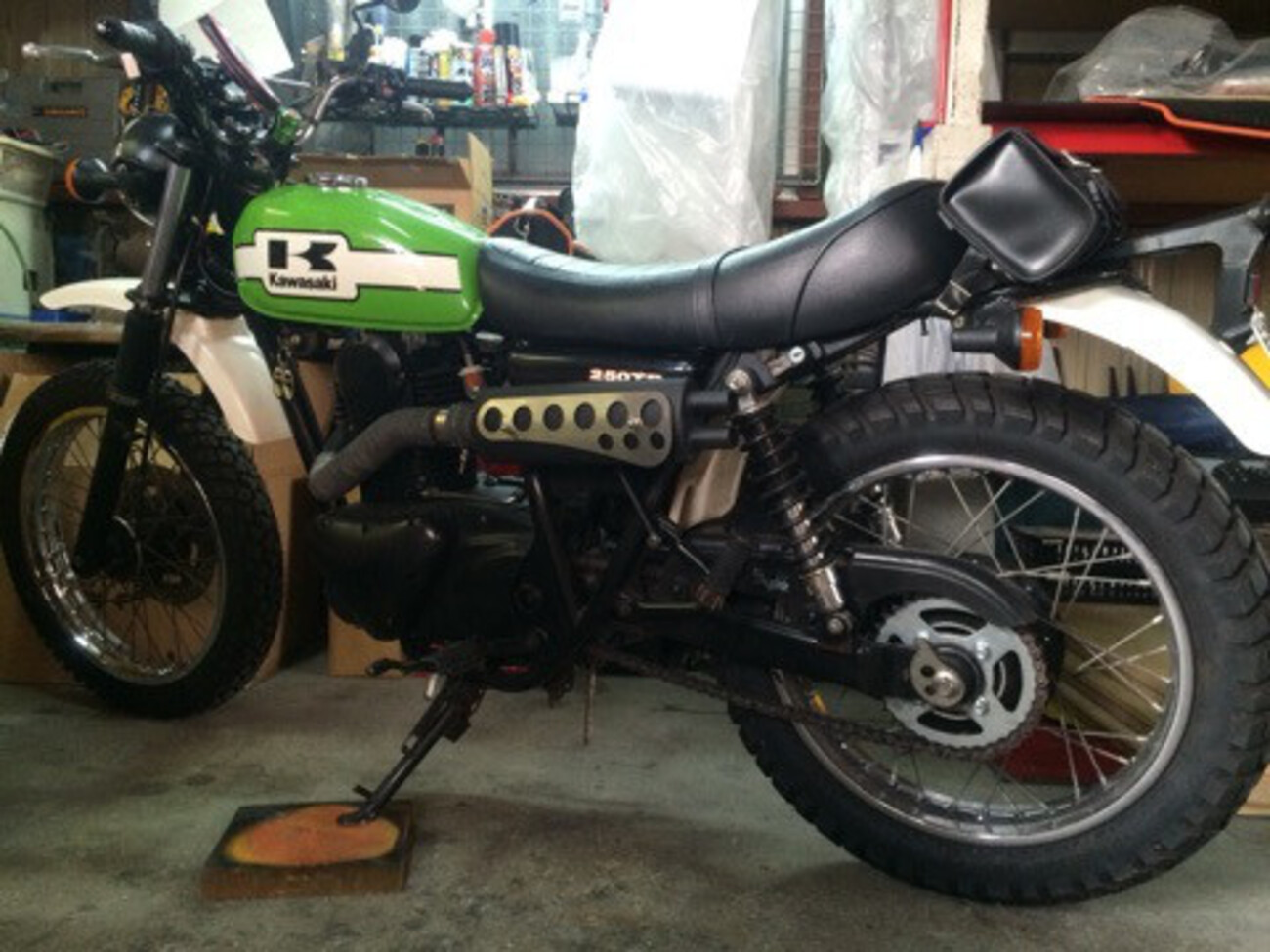 250TR 250TR アップマフラー - 左アップ 左出しマフラー POSH 