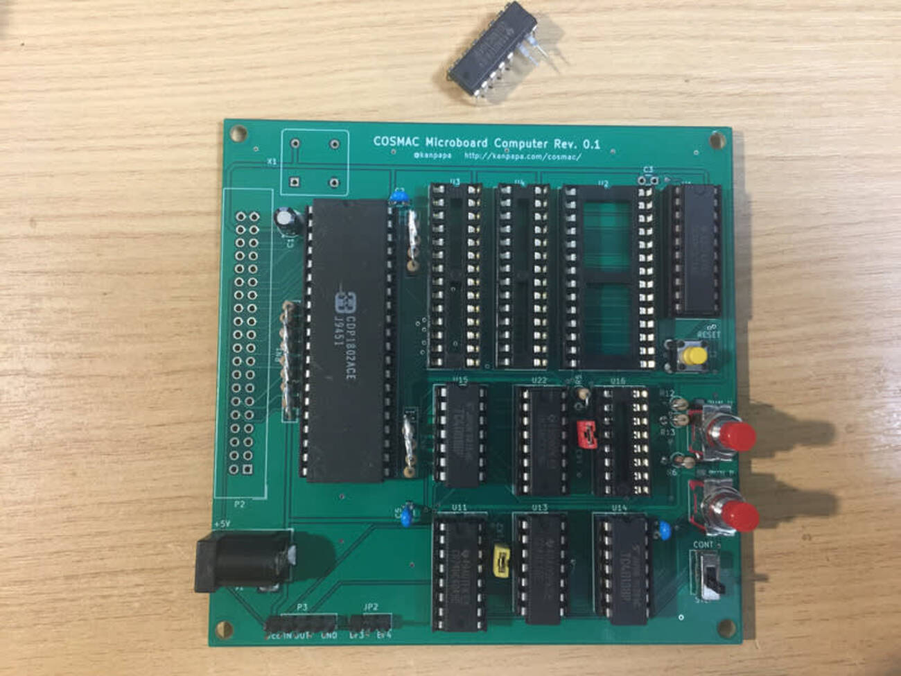 COSMAC MicroBoard Computer -- 抵抗アレイ作成 ～ 組立 - Sabotenboy’s *Sigh*