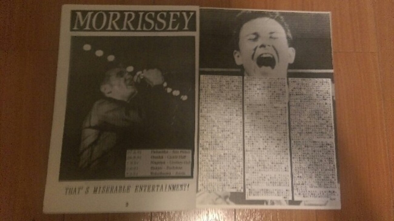 MORRISSEY モリッシー 1991年初来日公演告知ポスター 非売品 MORRISSEY モリッシー 1991年初来日公演告知ポスター 非売品