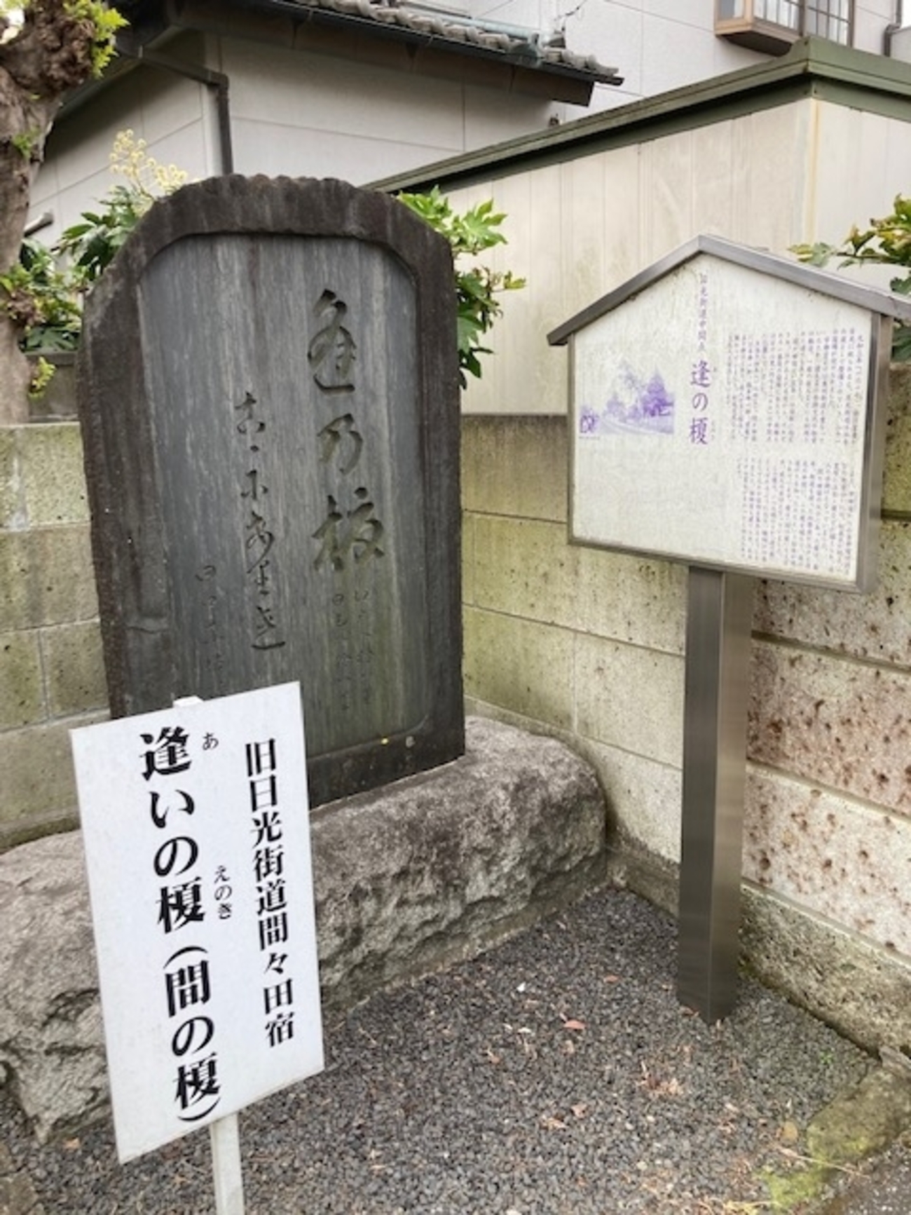 歩き旅のスケッチ［日光道中］20・・・間々田宿（中間地点） - 旅