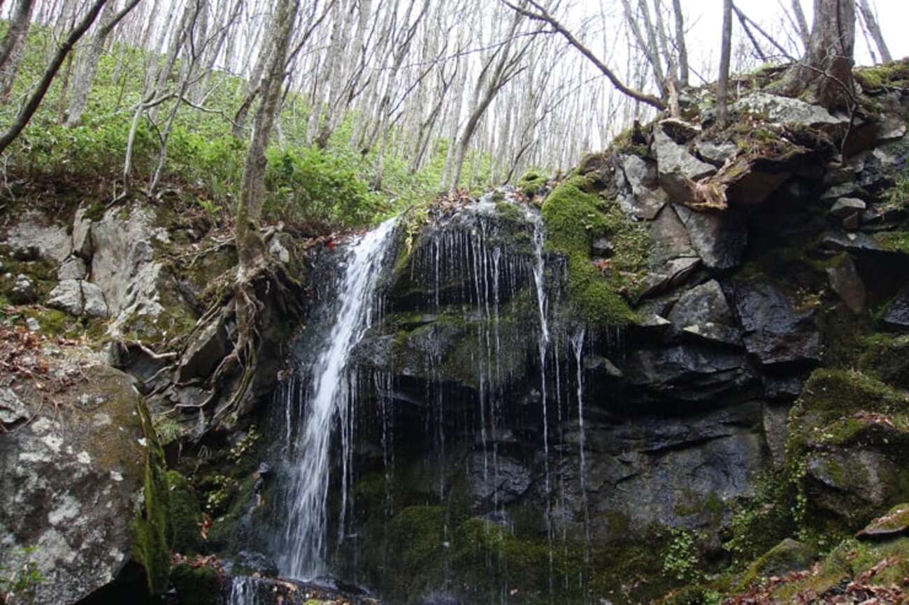 たまだれの滝 】 群馬県吾妻郡嬬恋村 - 滝と渓谷