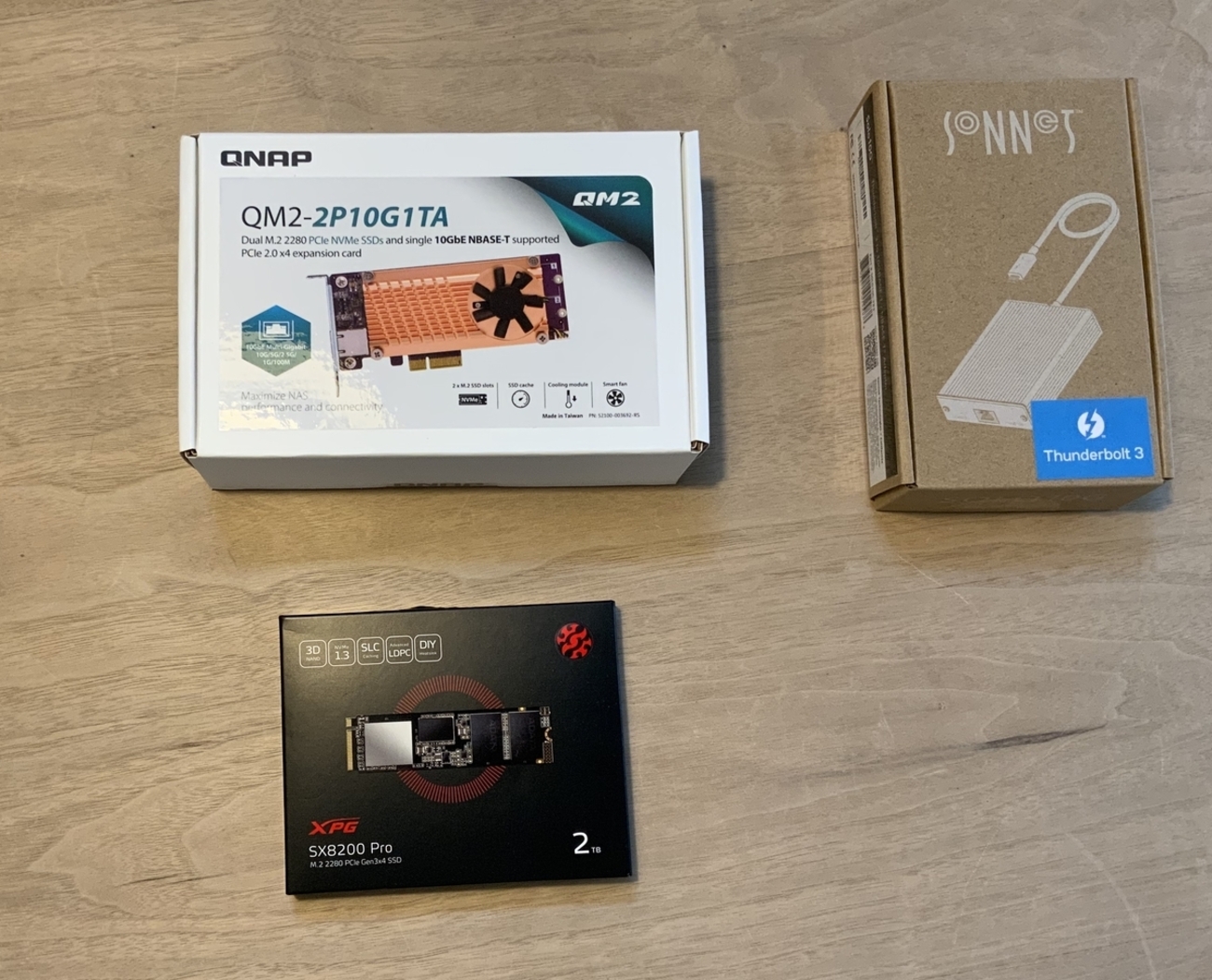 自宅 NAS 交換 (5) 背中を押した QNAP の PCIe接続拡張カード (M.2 SSD