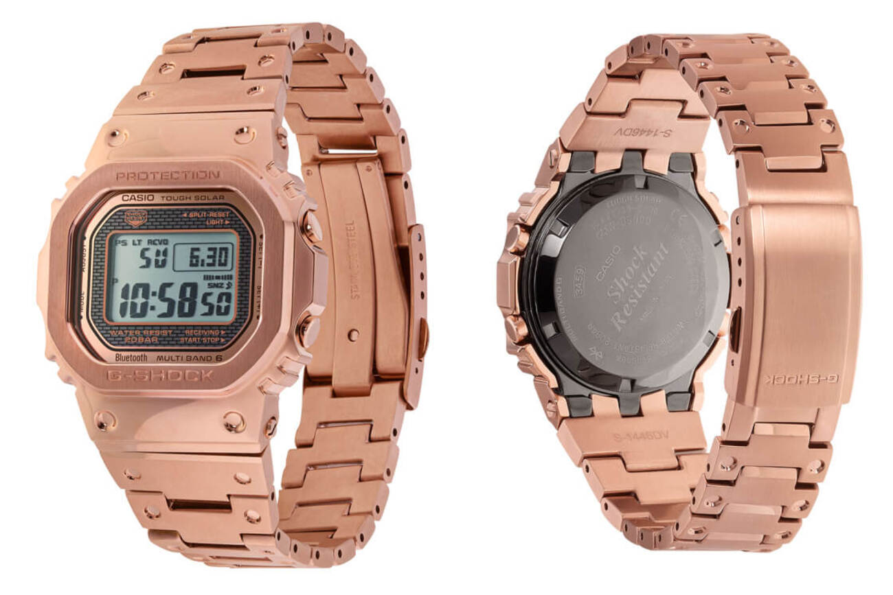 G-SHOCK GMW-B5000GD-4JF ローズゴールド 新品未使用保証付 G-SHOCK GMW-B5000GD-4 フルメタル デジタル 電波ソーラー