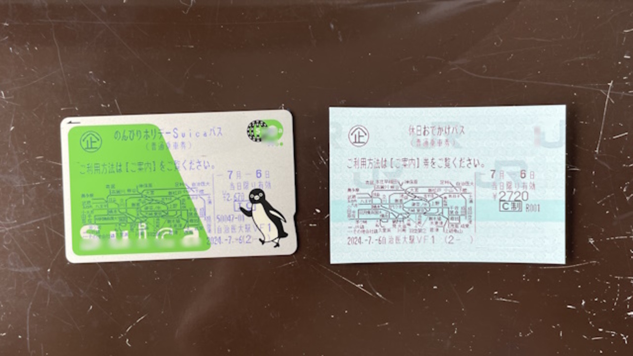 のんびり ホリデー suica パス