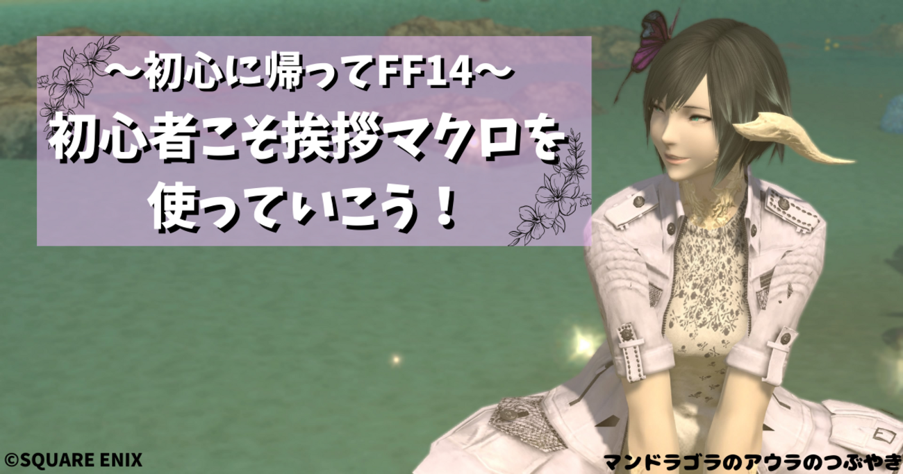 ff14 挨拶 マクロ