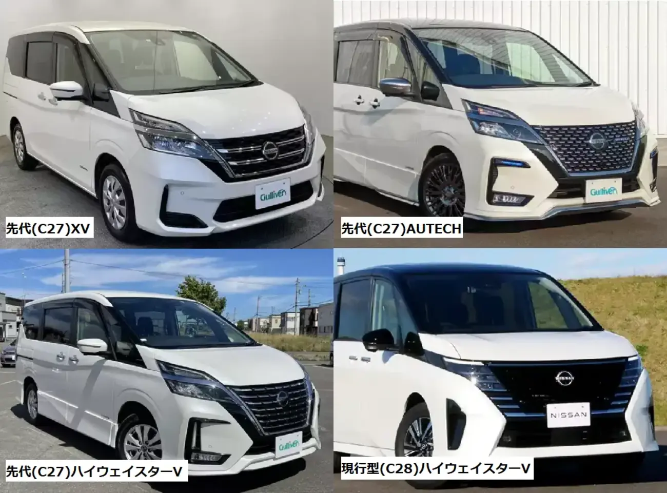 日産セレナのグレード比較｜内外装や装備の違い、おすすめは