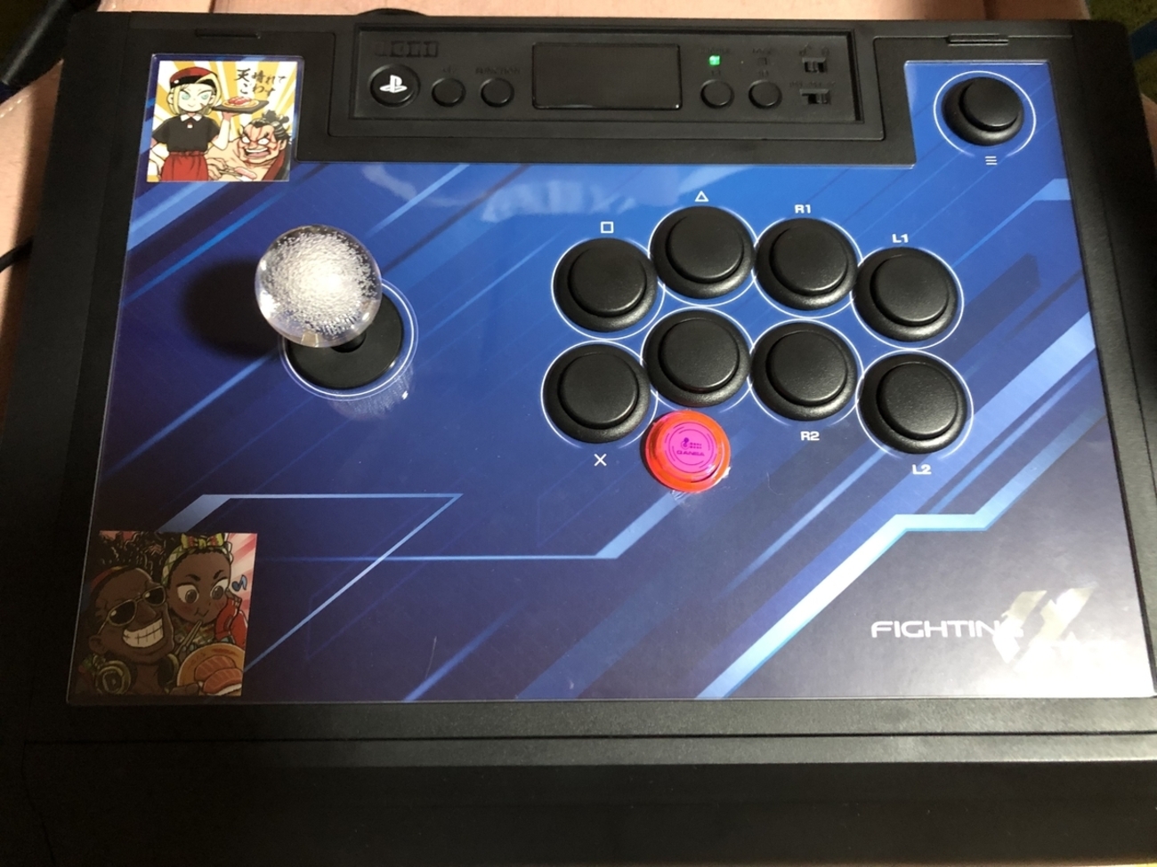 qanba obisidian レバーレスカスタム （QANBA OBSIDIAN L3,R3 ボタン 