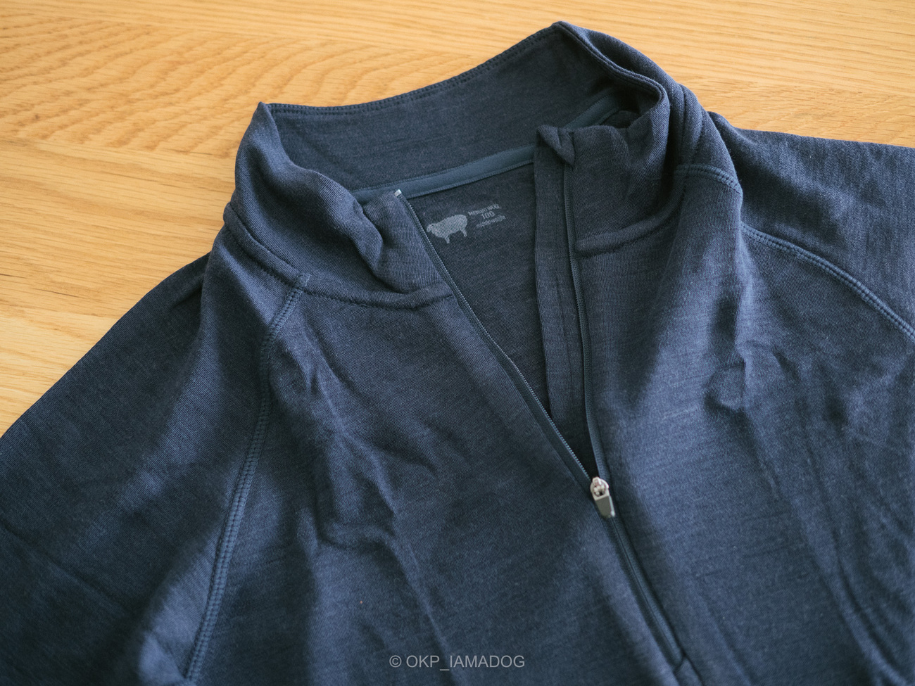 ワークマンから驚きの2900円メリノベースレイヤーが登場！： メリノウール100ミドルウエイト長袖ハーフジップ - I AM A DOG