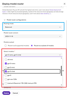 Model routerの更新ポリシーを自動アップグレードなしにする方法(Azure OpenAIリソース、Microsoft Foundry[旧：Azure AI Foundry]リソース)