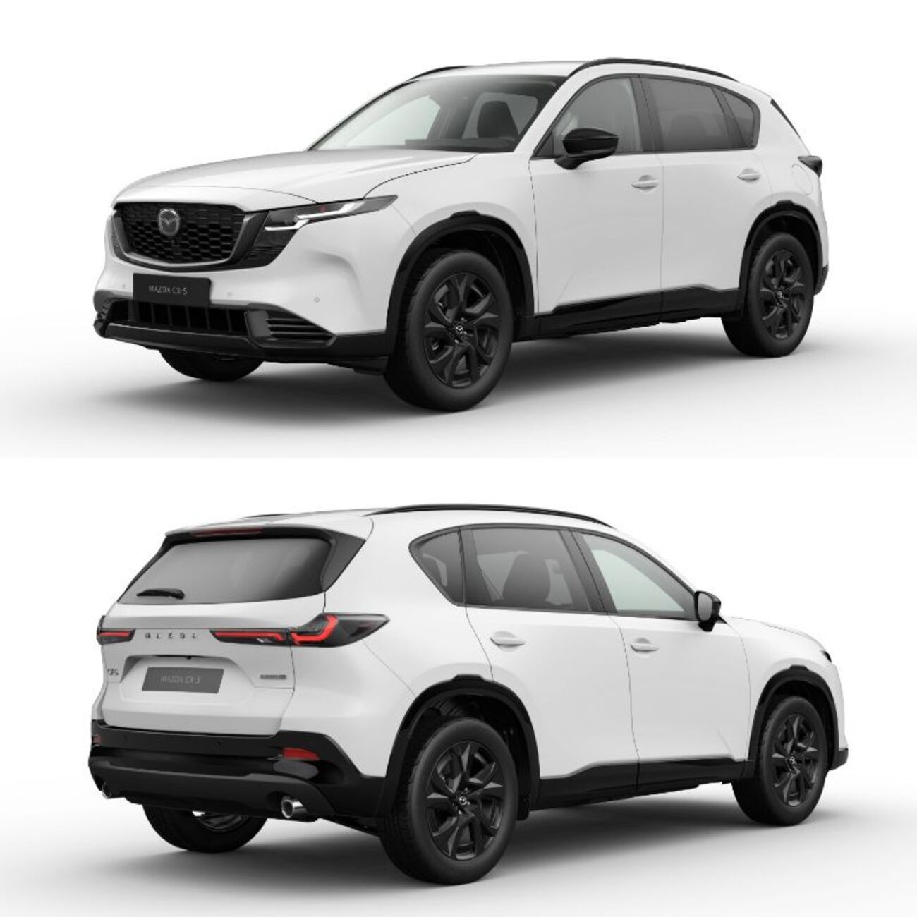 欧州で「新型CX-5」のホワイト系ボディカラーの実車が初披露されました 