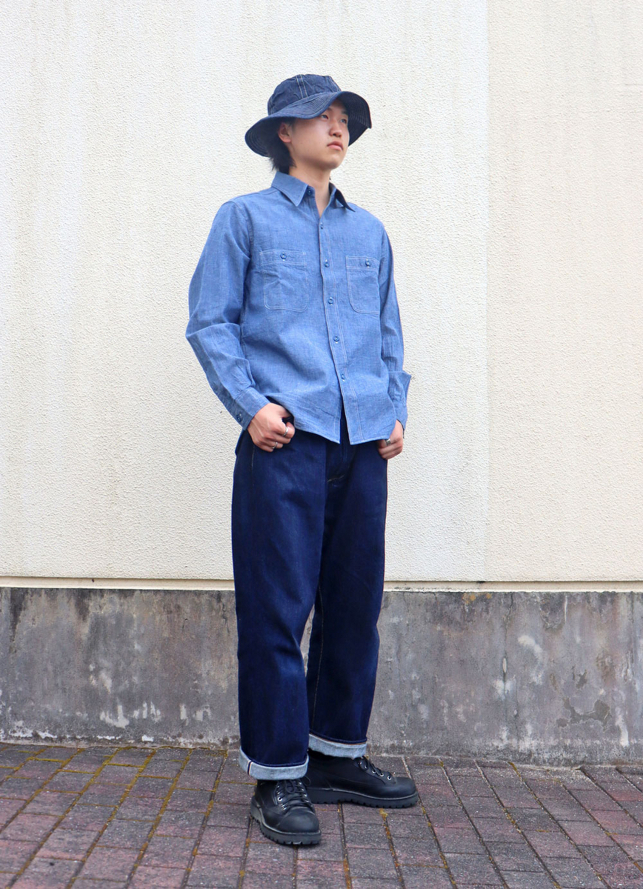 BUZZ RICKSON'S（バズリクソンズ）U.S.NAVYシャンブレーシャツ BUZZ RICKSON'S（バズリクソンズ） U.S.NAVYブルーシャンブレー