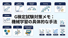 G検定試験対策メモ：【第3章】機械学習の具体的な手法（3 | 8）