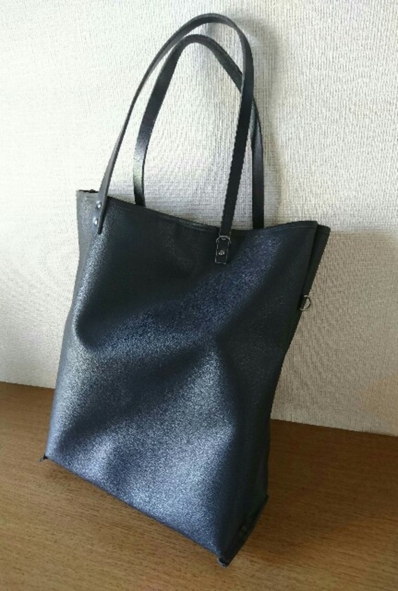 ジャムホームメイドのブラックライドトートバッグに待望の「タテ型 