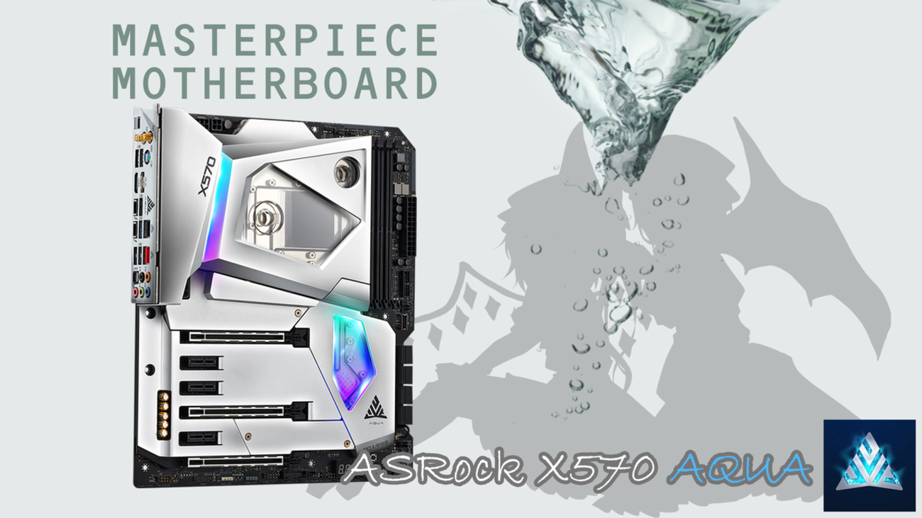 ✨開封直後の状態✨LIMITED EDITIONリミテッドエディション　LE5 999リミテッドエディション「ASRock X570 AQUA」開封レビュー