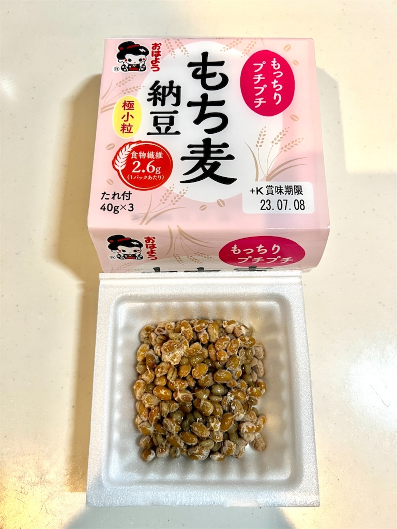 納豆の旅】ヤマダフーズ「もっちりプチプチ もち麦納豆（極小粒）」（3