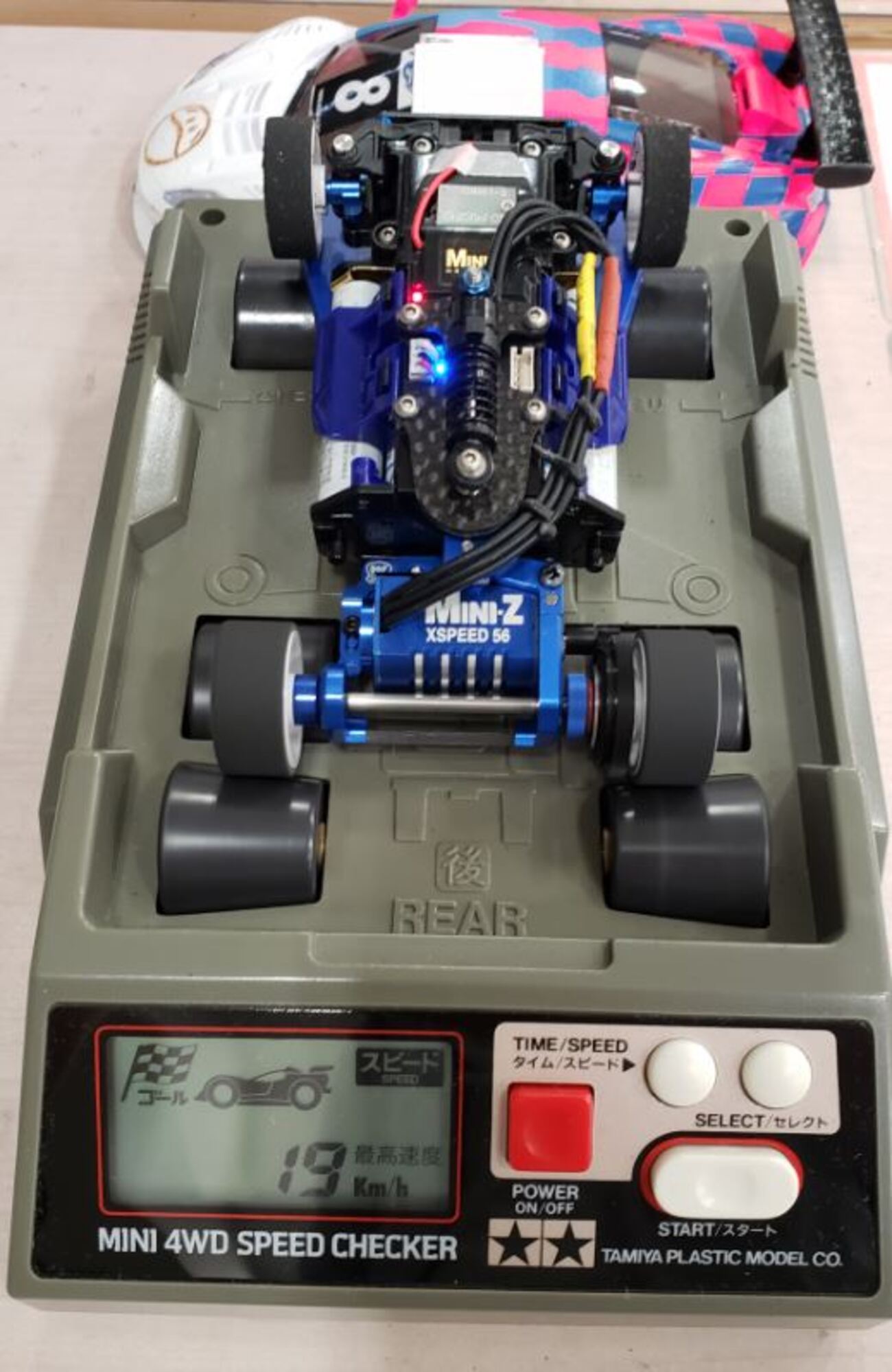 Mini-Z】ミニ四駆スピードチェッカーで測ってみた - てぃ～えるの 