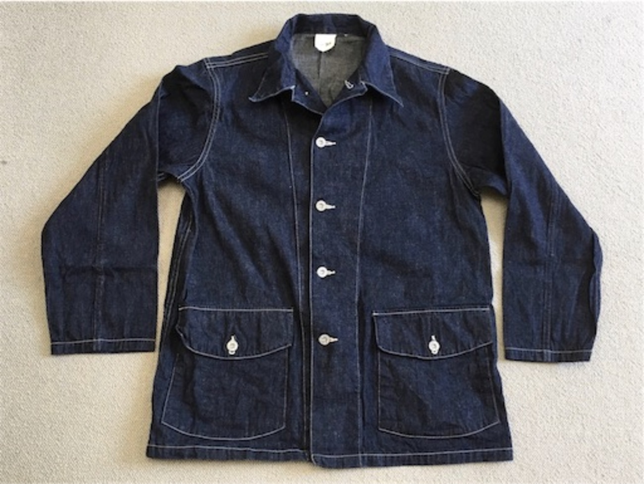 古のジャケット！【アメリカの軍服】陸軍ブルーデニムユーティリティー 