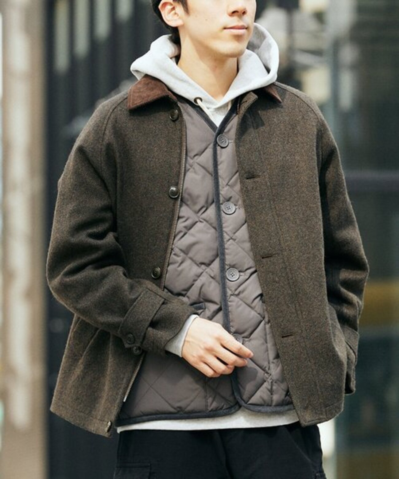 JOURNAL STANDARD relume「ハンティングショートブルゾン」購入｜生地 