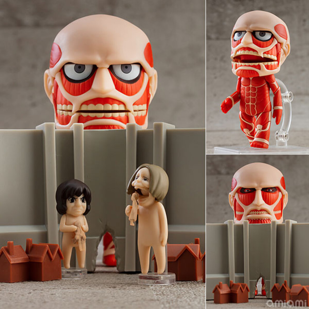 進撃の巨人】ねんどろいど『超大型巨人 リニューアルセット』可動 
