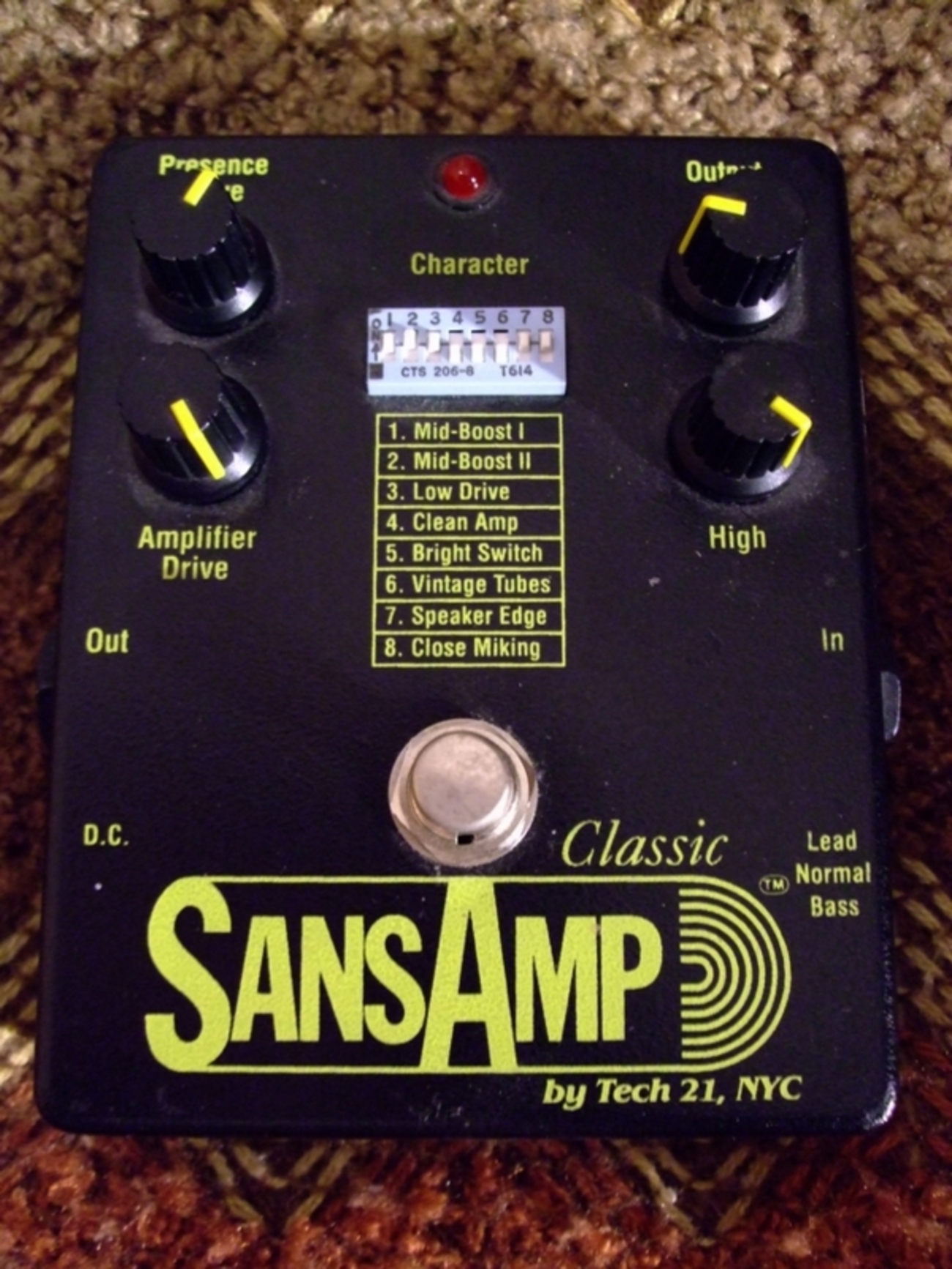 TECH21 SANSAMP Classic サンズアンプ クラシック backend=imagemagick;version=1;