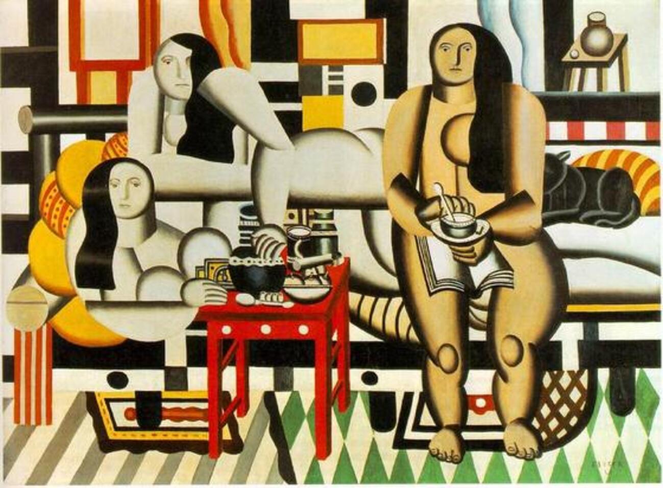 016．フェルナン・レジェ ≪三人の女性≫ 1921年 MoMA（ニューヨーク 