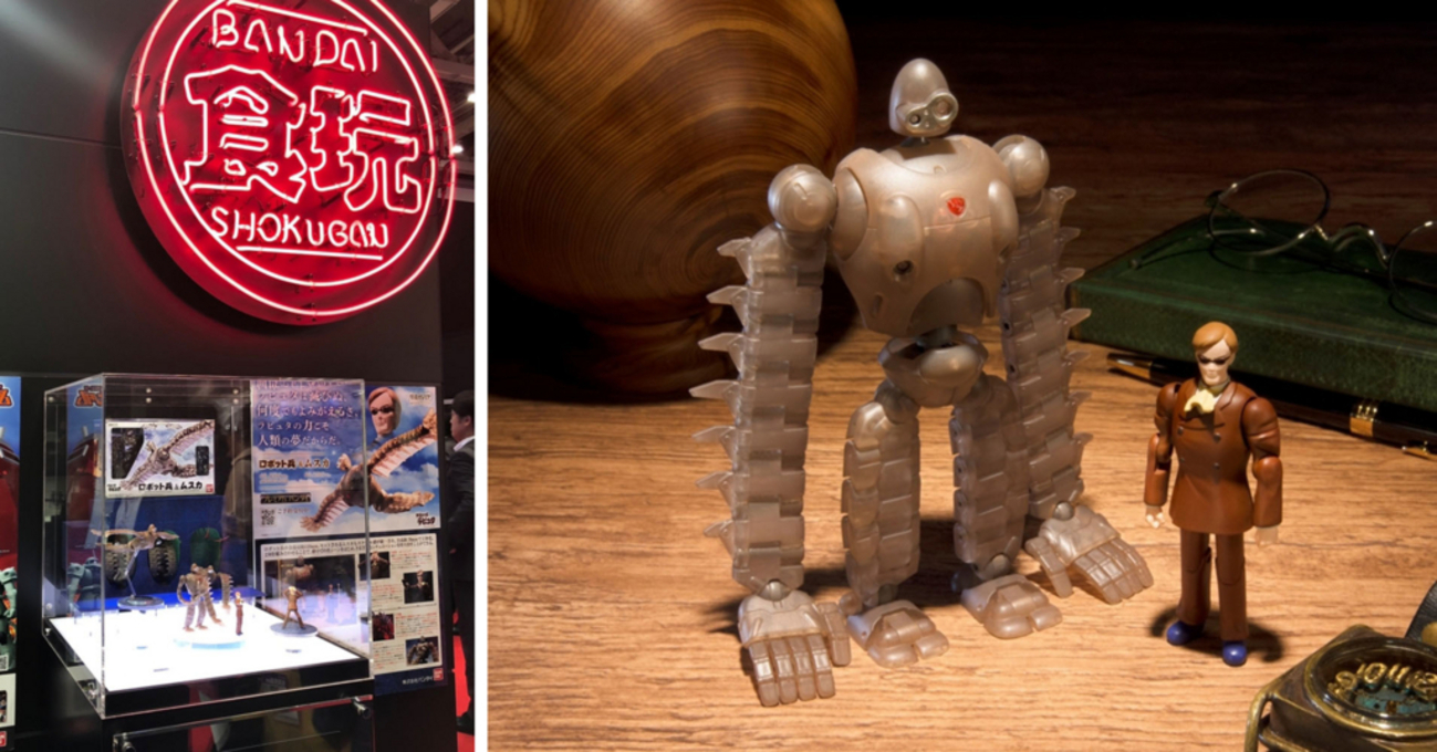 ロボット兵＆ムスカ】試作品を展示中！ - バンダイ キャンディ 