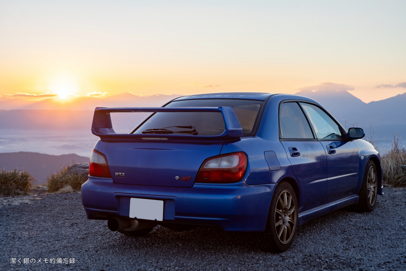 スバルインプレッサインフォメーション時計気温燃費GP GJ USDM