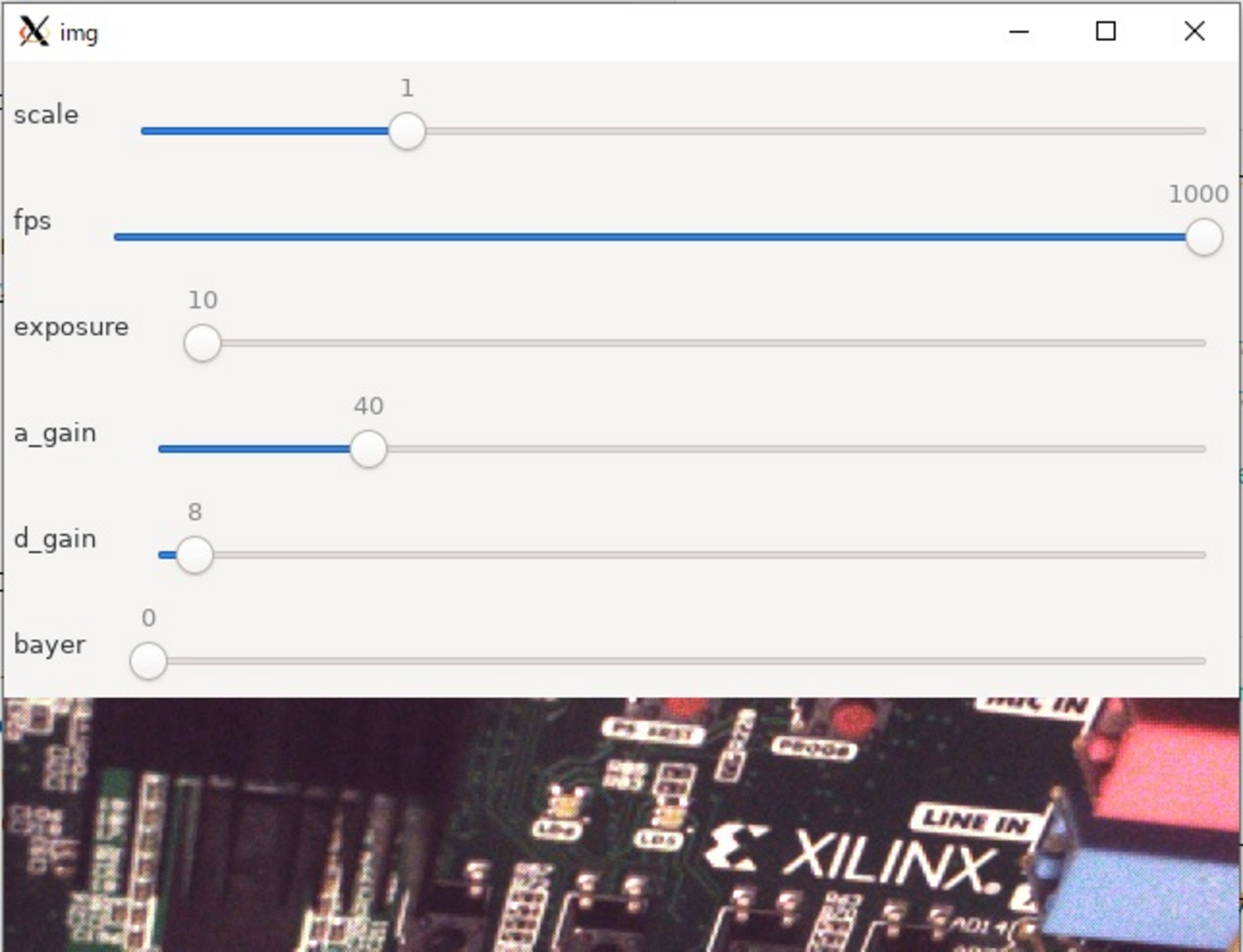 ZYBO-Z7 で Raspberry Pi Camera Module V2 (Sony IMX219) を 1000fps