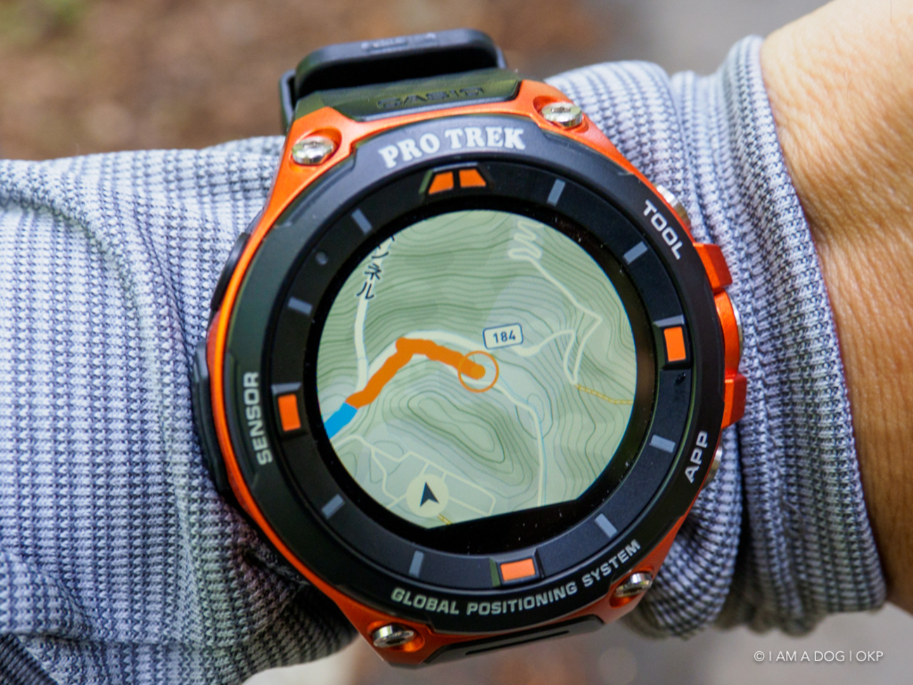 標準地図アプリを登山で使う：PRO TREK Smart WSD-F20のオフライン 