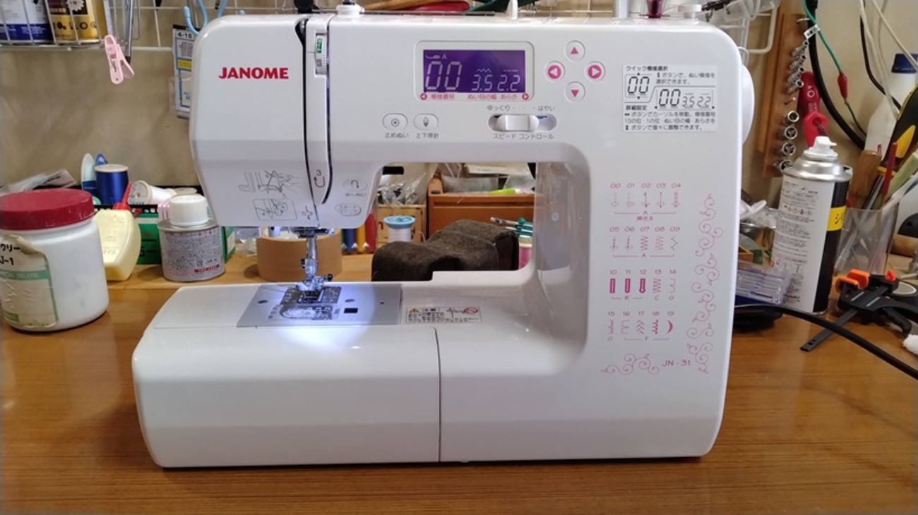 ジャノメミシン シェーネ ジャノメ JN-31 - ダダのミシン屋日記