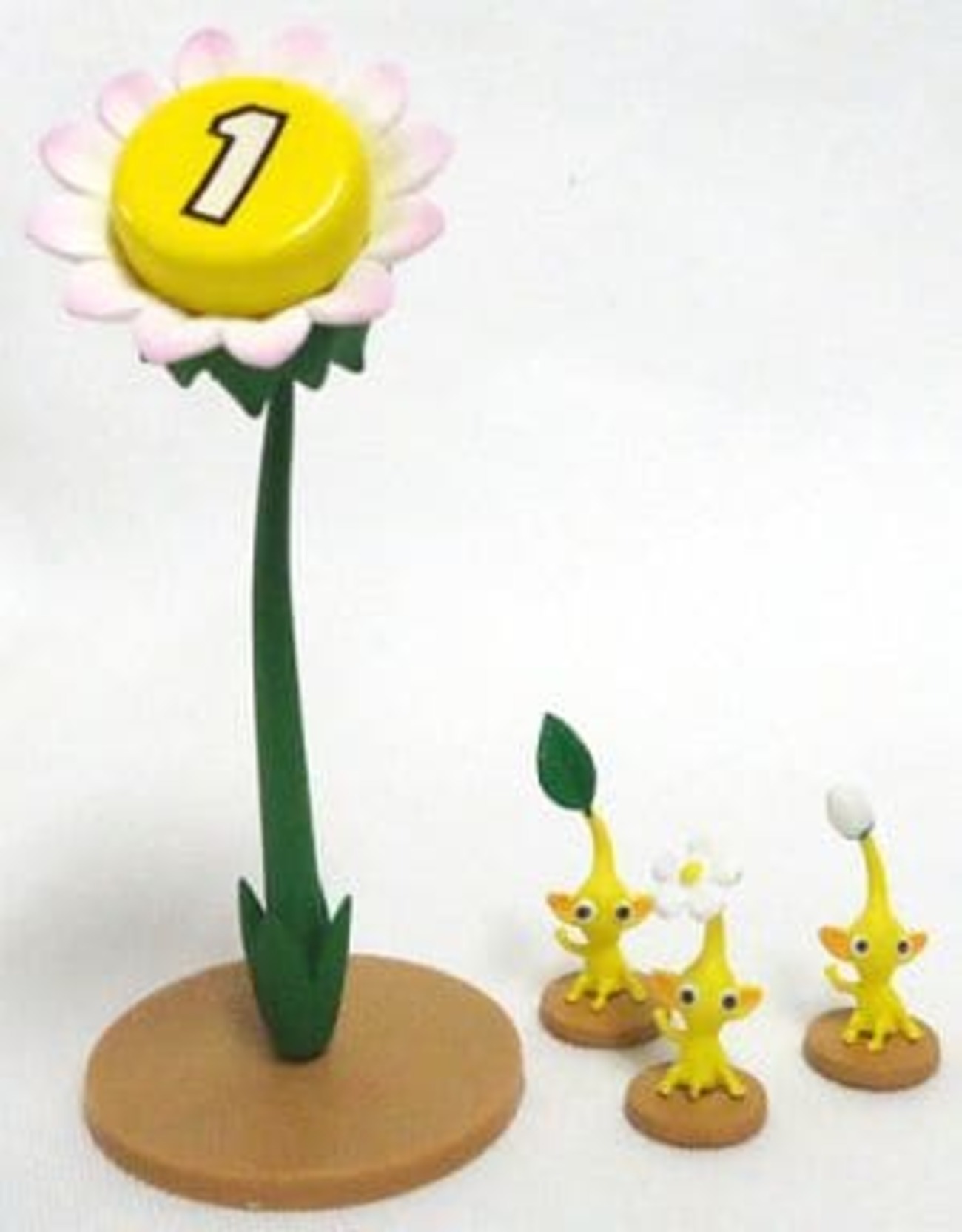 今トレーディングフィギュア ペレット草(黄)＆黄ピクミン3体 