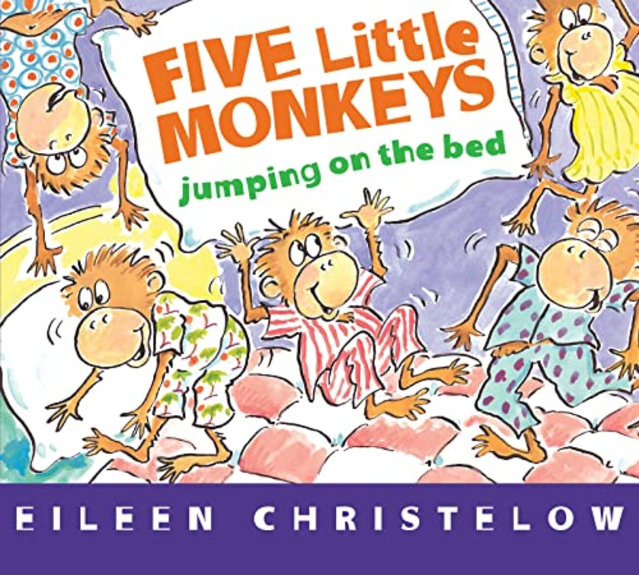 子どもと一緒に声に出して楽しみたい本です！ 『Five Little Monkeys