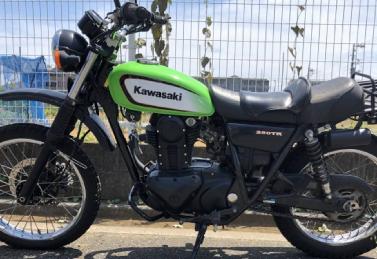 250TR カスタム キャブレターモデル 登録、整備代込み kawasaki 250TR