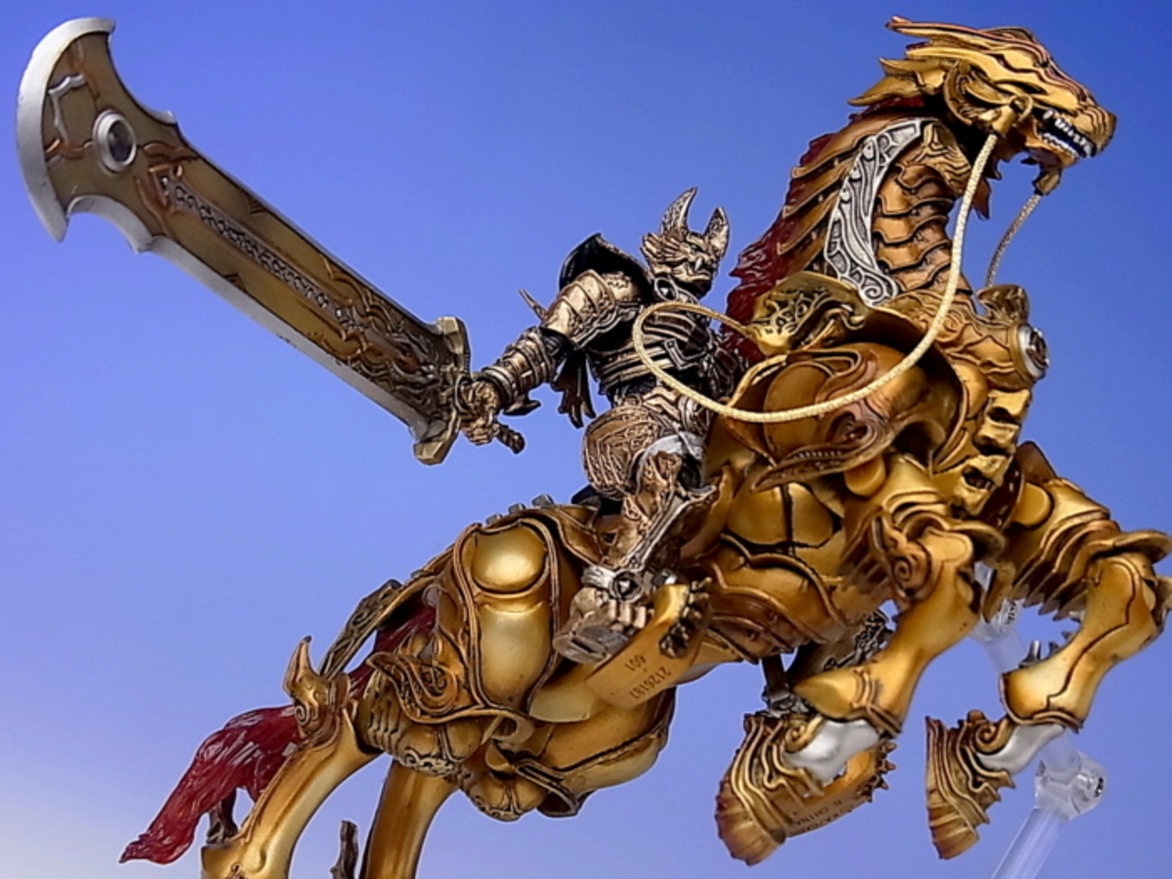 新規出品♪ ☆牙狼 GARO ☆ 魔戒騎士ガロ(大河ver)&魔導馬 轟天（簡易 