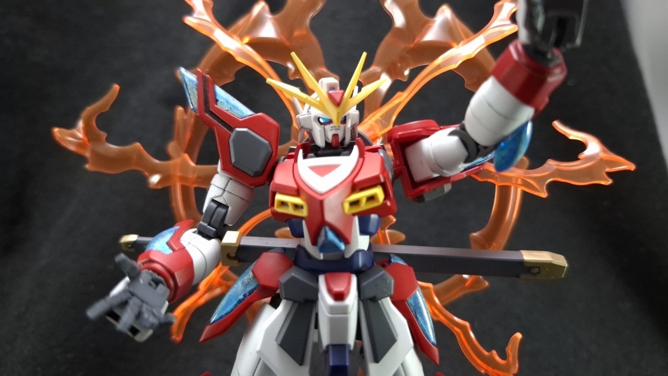ガンプラ作ったよ】カミキバーニングガンダム - アニメとおどろう