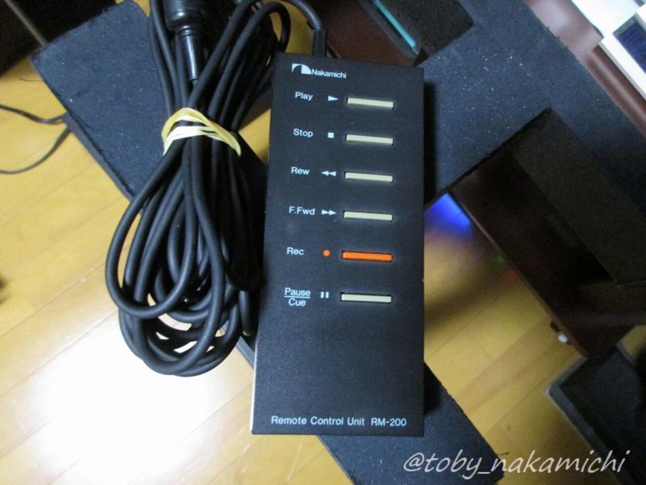 本日の着弾(2024/01/25、ナカミチRM-200) - toby_Nakamichi