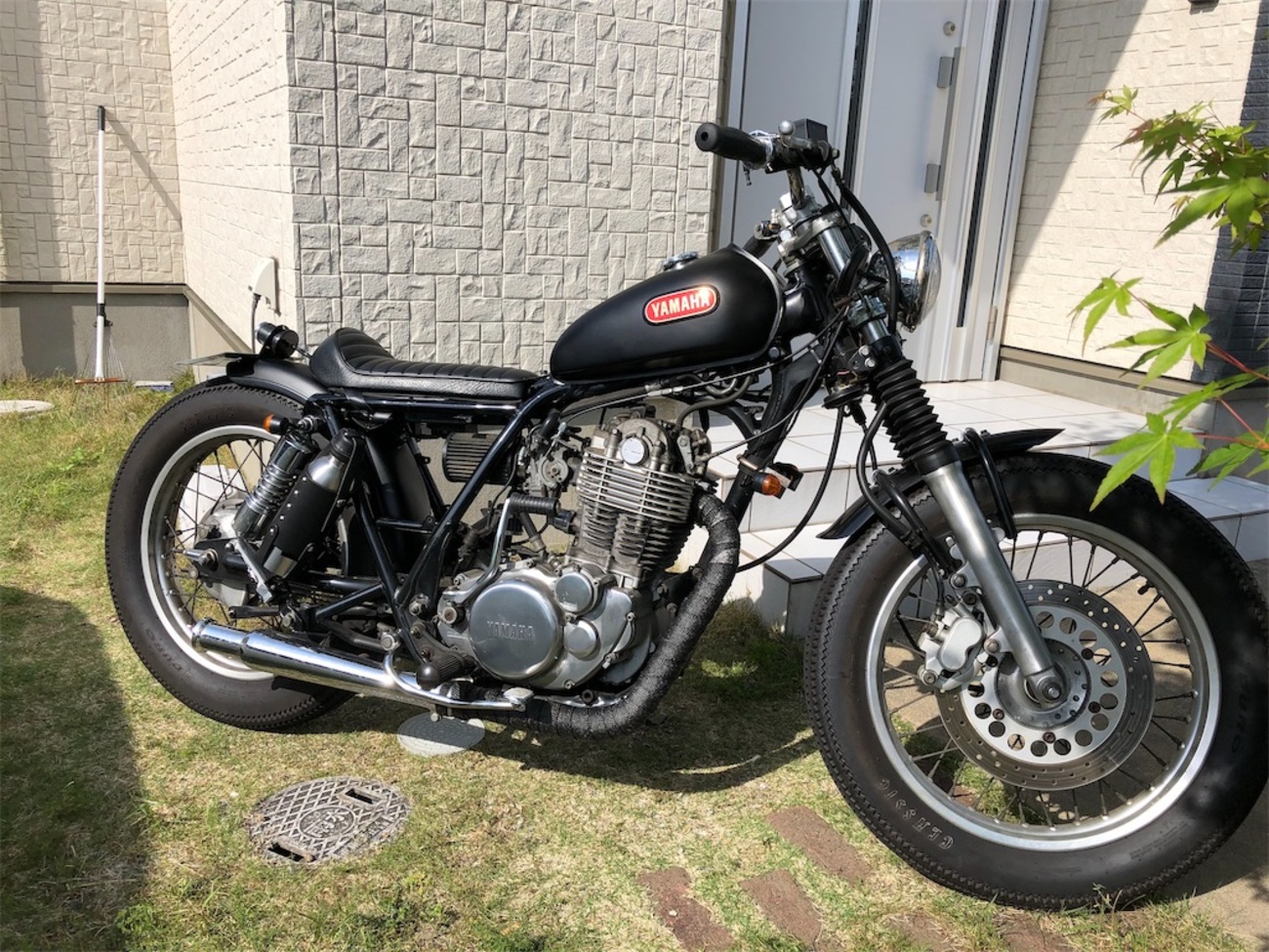 SR400 ボバーカスタム ミニトレタンク載せ替え - You only live once
