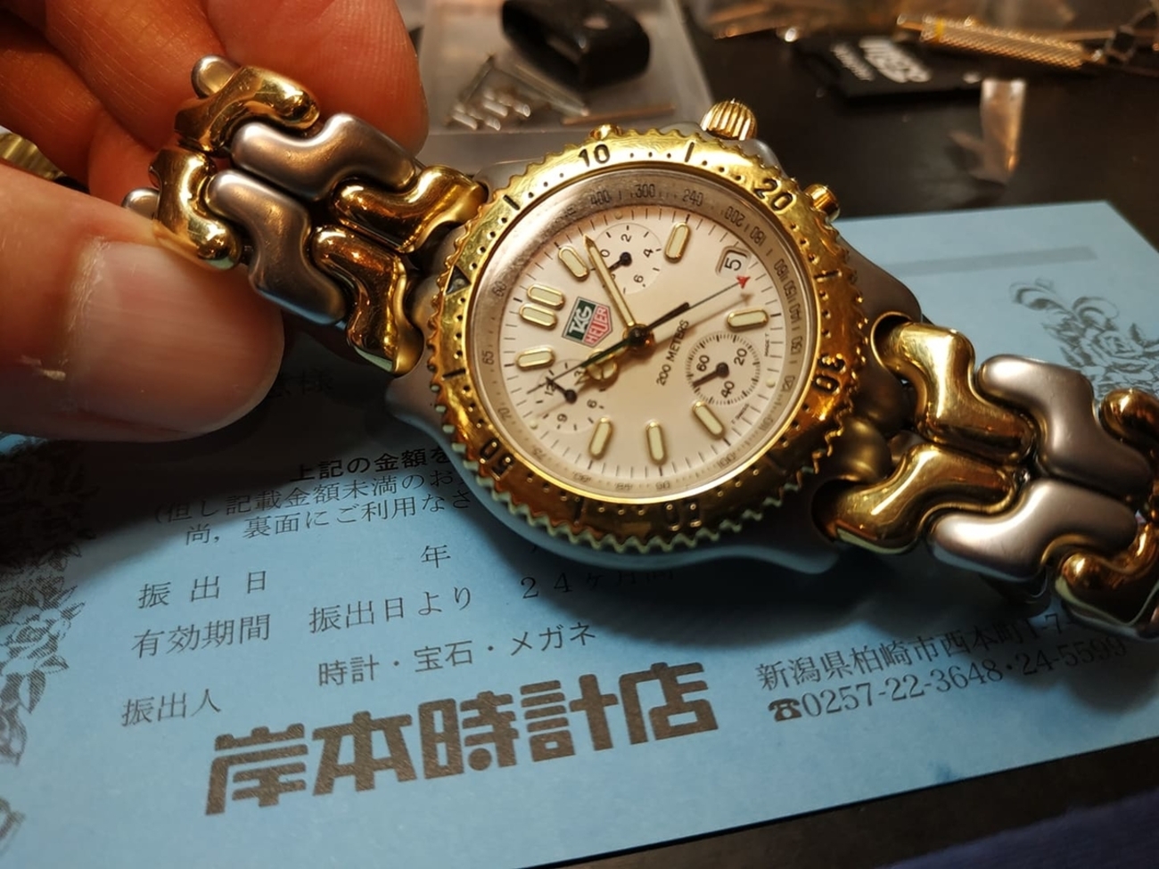 TAG HEUER腕時計　電池切れ後動作未確認 TAG HEUER腕時計 電池切れ後動作未確認 - メルカリ